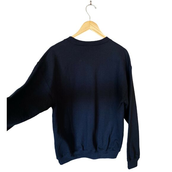 BUZZFEED Graphic Print Sweatshirt Crew Neck Black Cotton Long Sleeve Medium NWOT - Picture 3 of 5